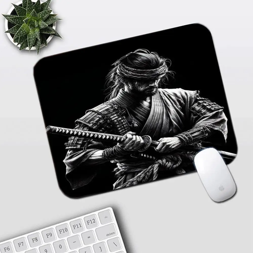 Japanese style samurai art design mousepad table mat playmat large size keyboard  laptop games bedroom learning office desktop