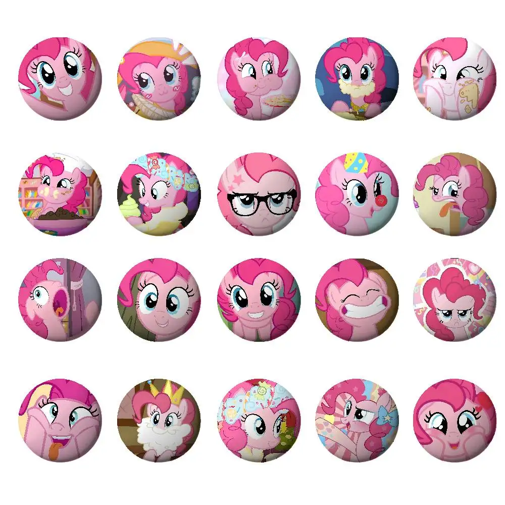 P-Pinkie P-PieS شارات لطيفة شارة بروش معدني لحقيبة الملابس قبعة ديكور مجوهرات اكسسوارات هدايا