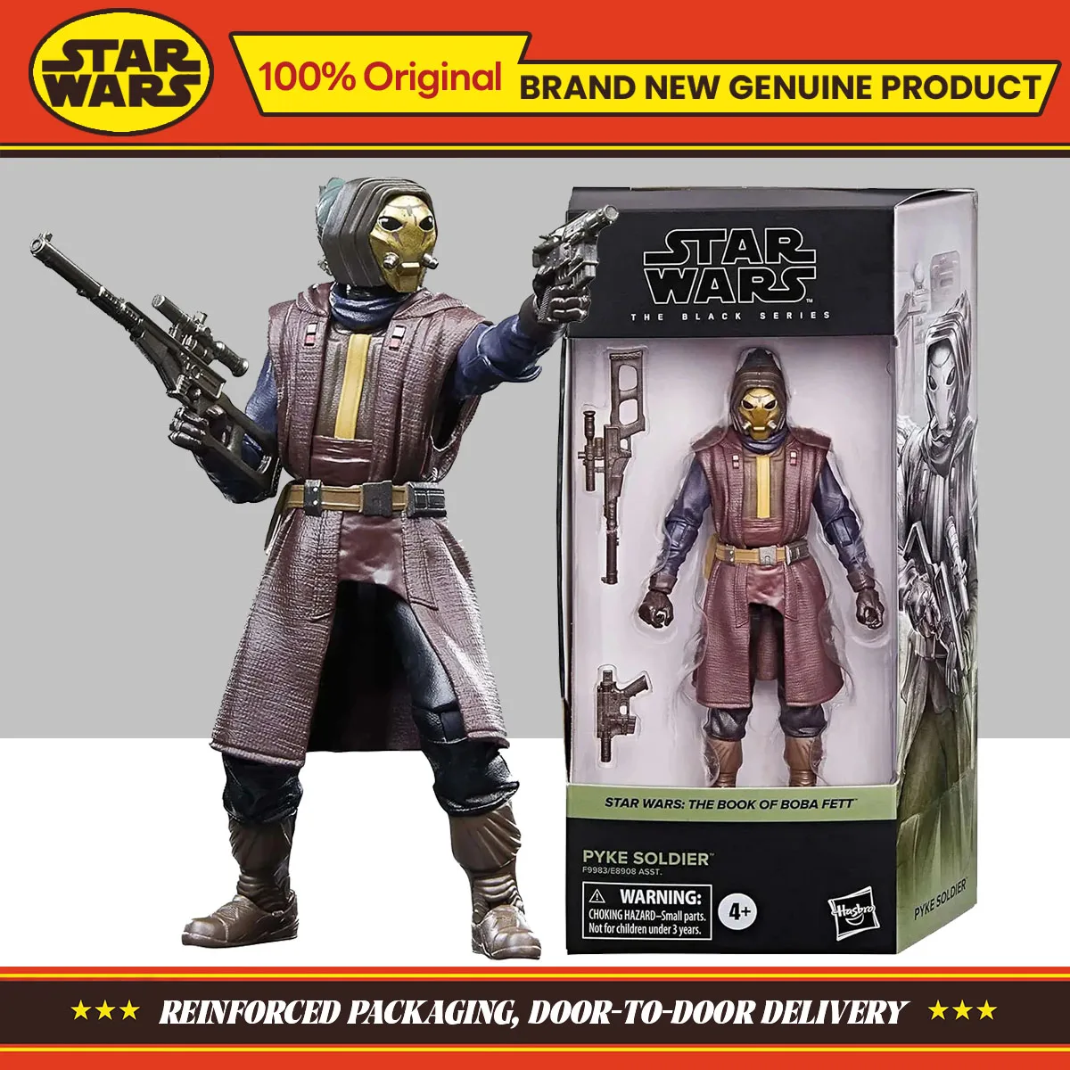 16-センチメートル-ハスブロ-スターウォーズ-ブラックシリーズ-パイク-ソルジャー-ボバ・フェットの本-素敵なコレクタブル-アクションフィギュア-モデルおもちゃコレクション