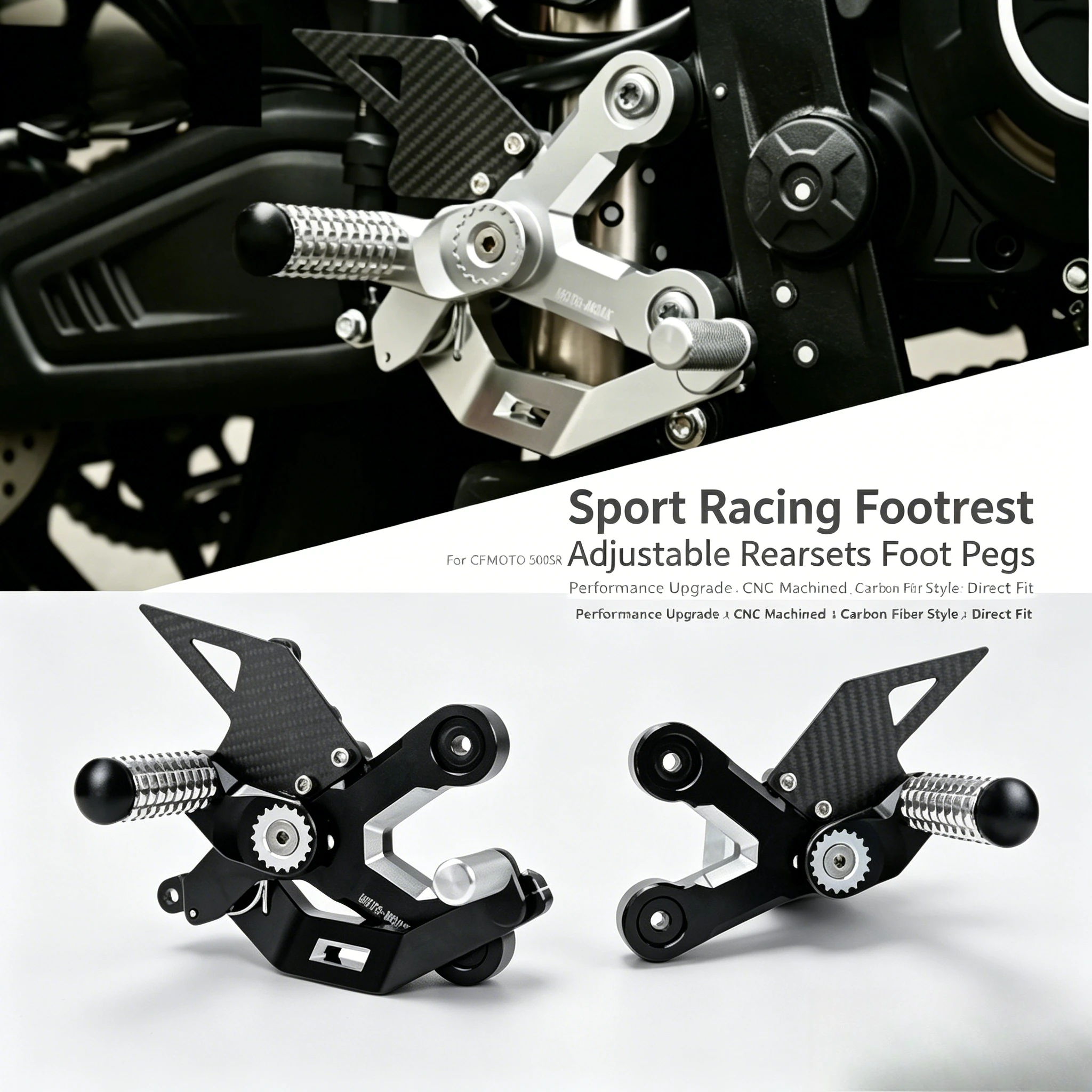 Suitable for Spring Breeze 500SR Modified Competitive Elevated Pedals, Accessories