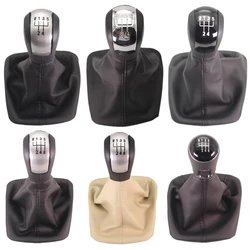 For Skoda Octavia A5 MK2 1Z5 Sedan & Combi 2004 2005 2006 2007 2008 Car 5/6 Speed Gear Stick Shift Knob With Leather Boot