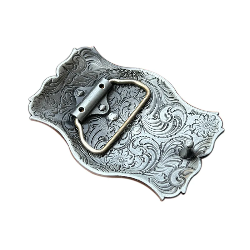 Cockfighting rooster belt buckle Western style