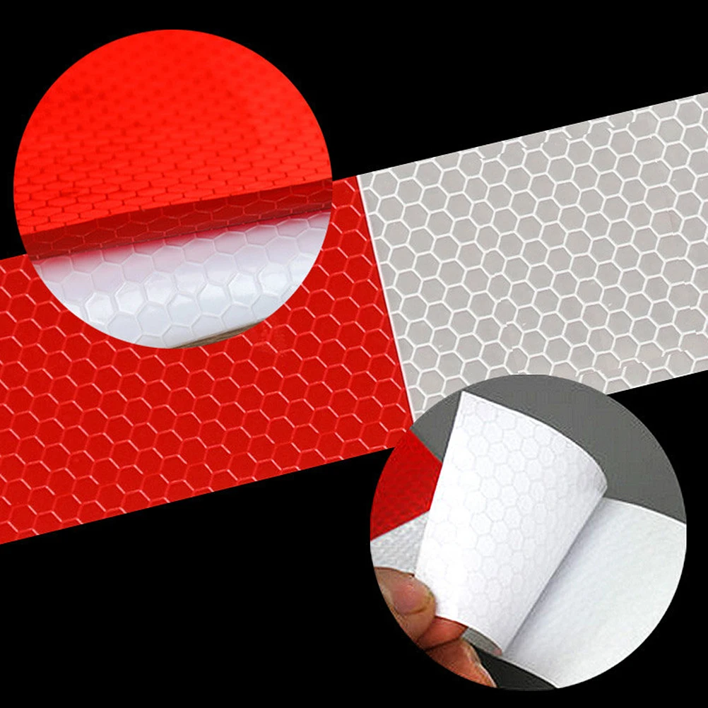 

Safety Reflective Adhesive Tape Reflection Truck Car Red Vehicle Belt