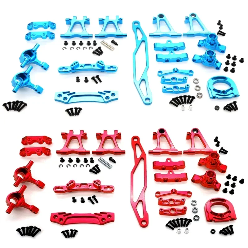 

Metal Modification Accessory Kit Suspension Arms Steering Knuckle for Tamiya TT-02 TT02 1/10 RC Car Upgrade Parts