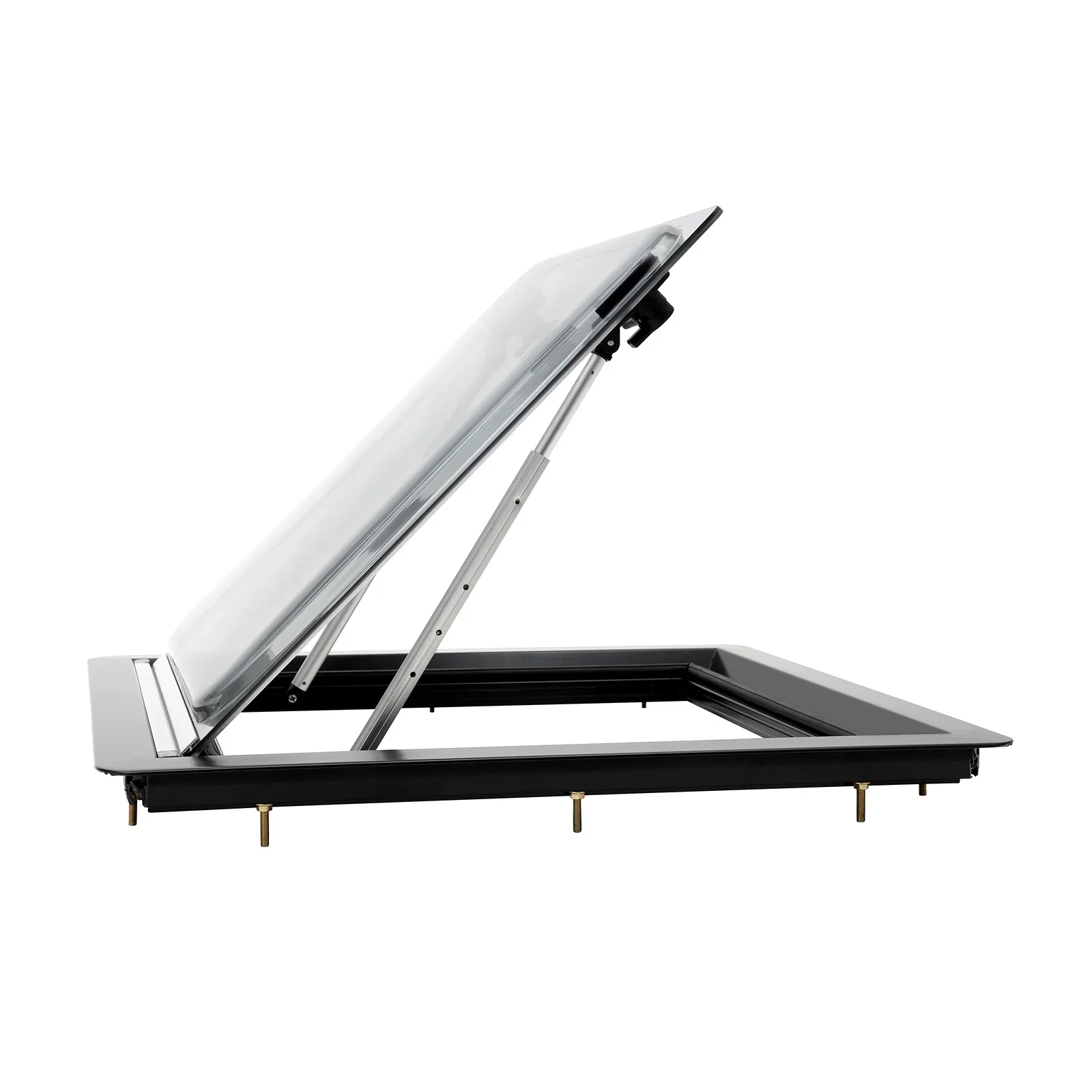 Janela de saída rv, fácil de operar, 450*500mm, articulada, push out para campista, caravana, resistente às intempéries, ventilação extrudada, à prova de insetos