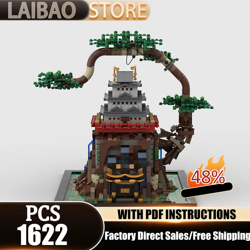 

Модель средневекового замка, строительные блоки MOC, технологические кирпичи в стиле аниме, рождественские конструкторы, игрушки для сборки, подарки для строительства