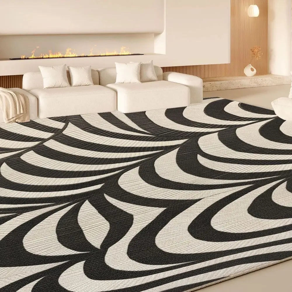 

VIKAMA Plush Loop - Pile Material Shared Mat for Living Room and Bedside, Soft and Fluffy, with Good Warm - keeping Property, Ca