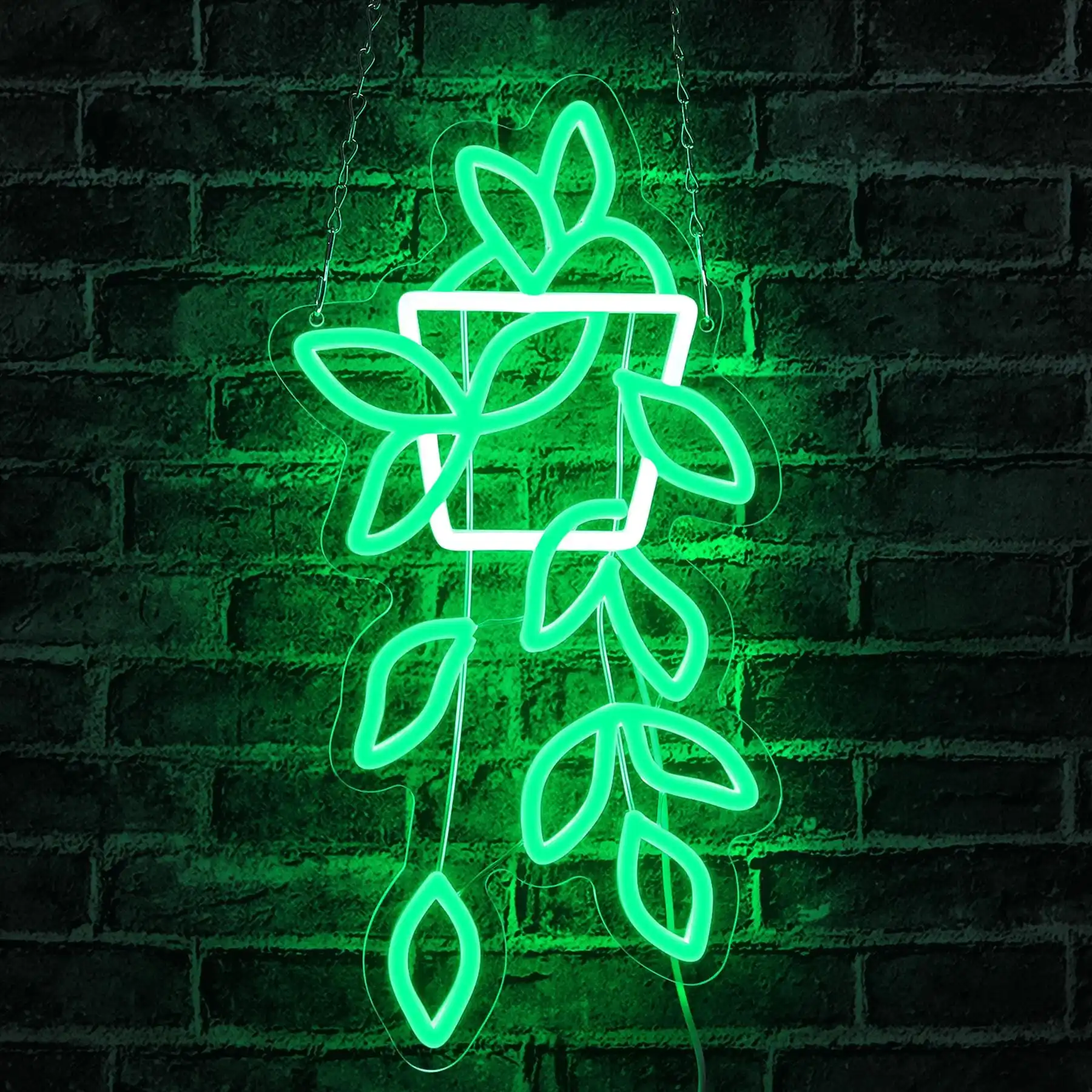 

Flowerpot Neon Sign for Wall Decor USB Dimmable Sign for Home Bedroom Neon Business Flower Shop Decor Wedding Birthday Gifts