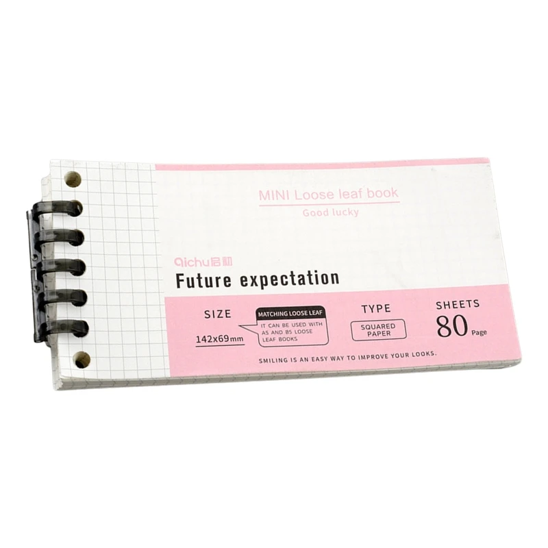 Giấy ghi chú dạng rời Có kẻ/có lưới hai mặt cho sổ rời A5/B5