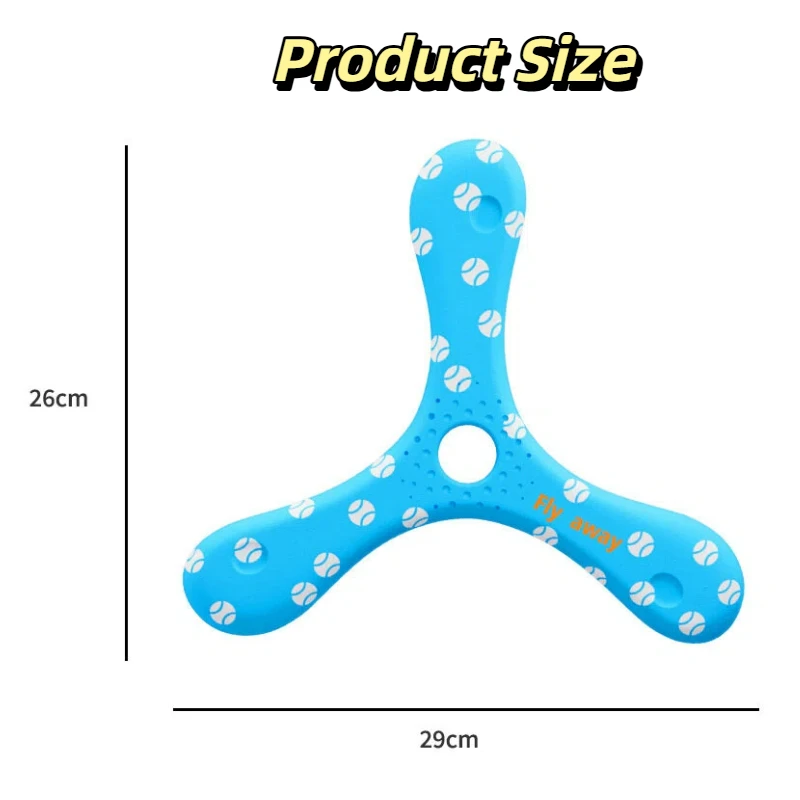 Soft Outdoor Sport Flying Disc Elastic Boomerang Return Dart Three-leaf Cross Hand Throw Spinner Interactive Toy for Kids Adults