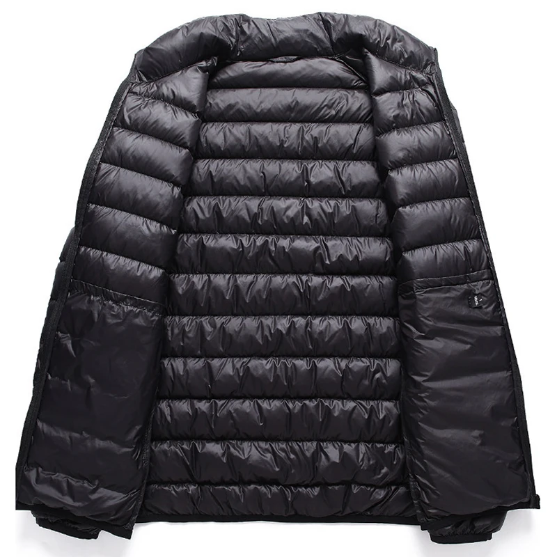 Men\'s high-quality autumn down jacket short puffer warm thin down coat