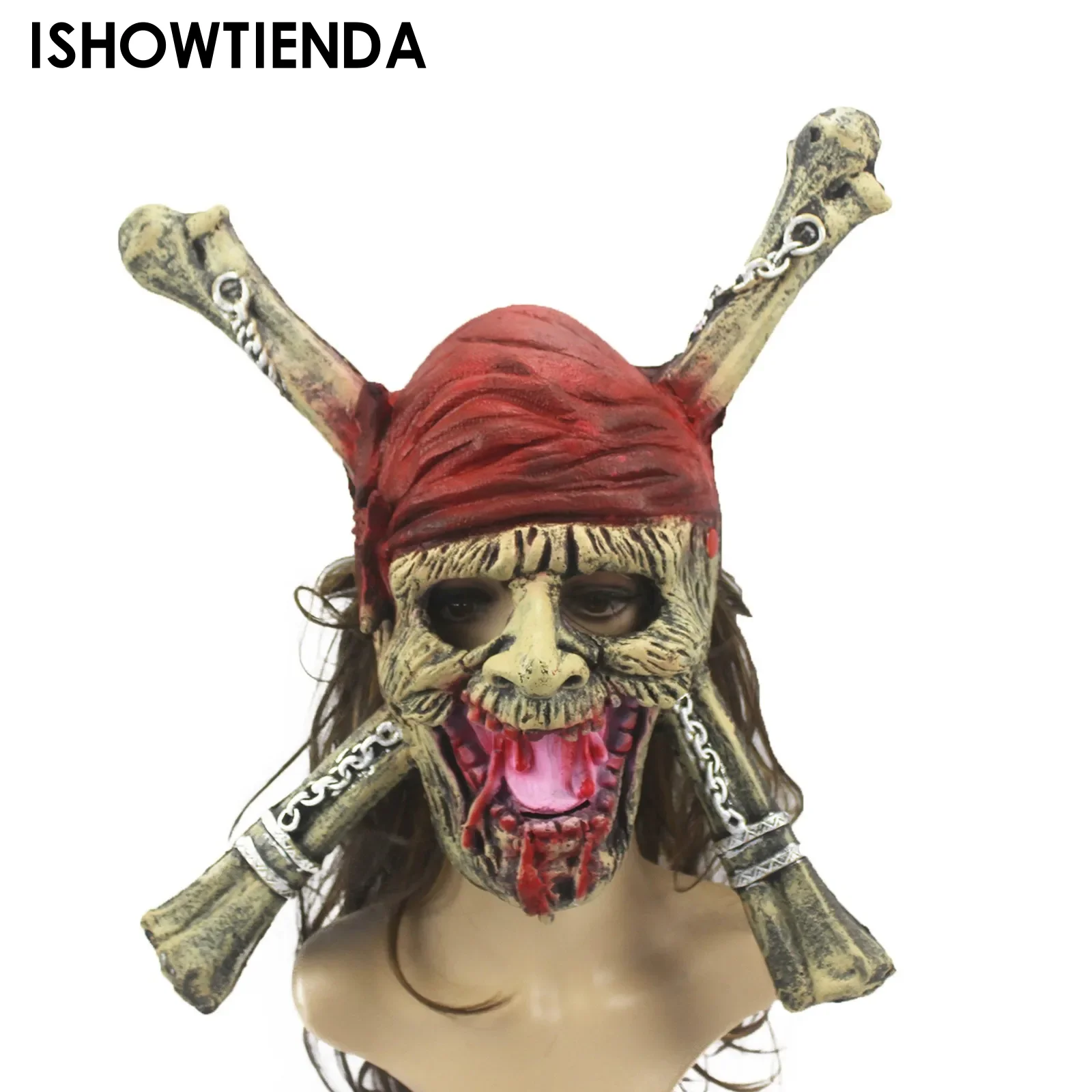 

Priate Skullmask Men Horror Costume Mask Full Face Mask Props A On Elm Street Party Costume Props 2024 Full Face Mask Props