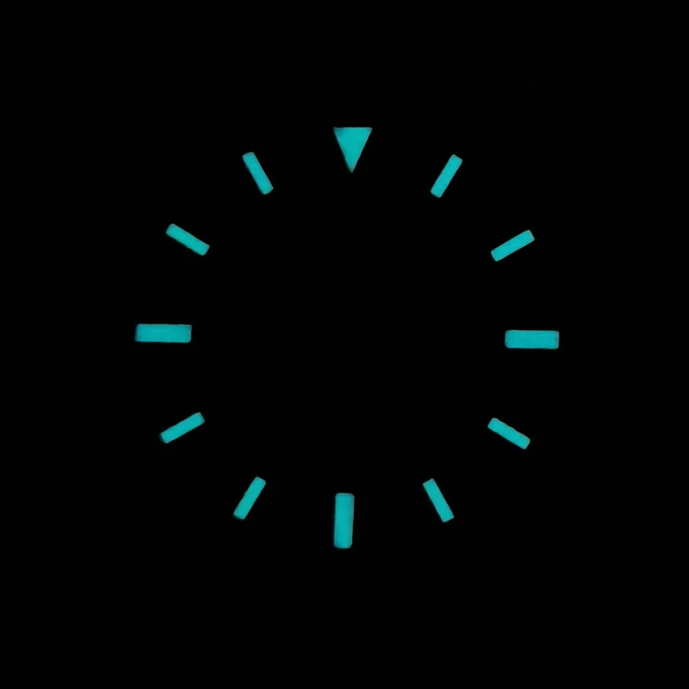 28.5MM Diameter Watch Dial BlueGreen Luminous Dial for NH35/M8215/E2824 Watch Movement Accessories Watch Parts For Wristwatches