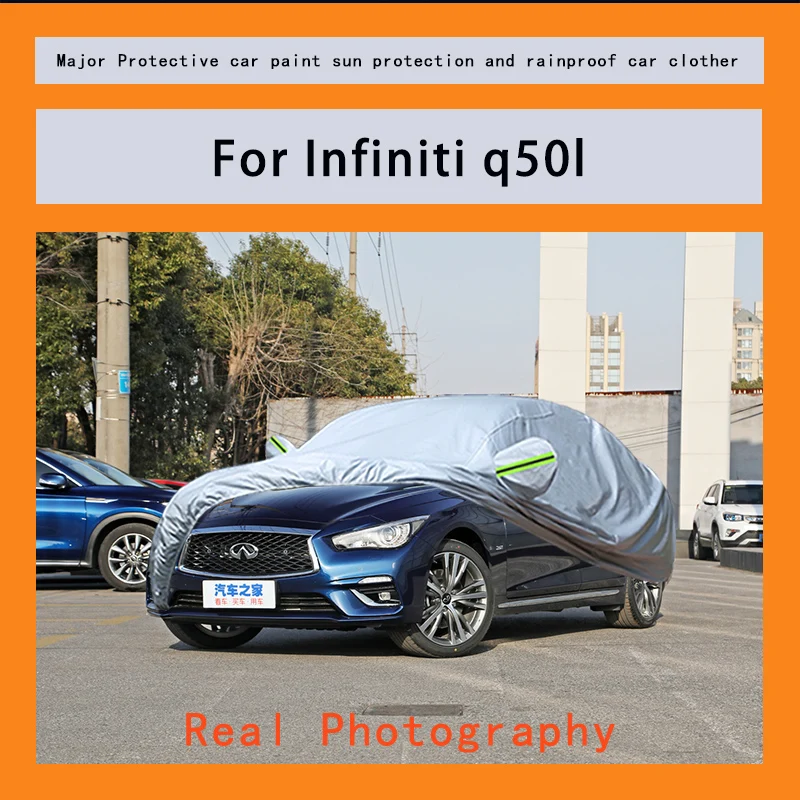 

﻿﻿For lnfiniti q50l Car Covers Outdoor Waterproof Dustproof Sun Rain Snow Protection Thick Oxford Cloth Full Outer Cover