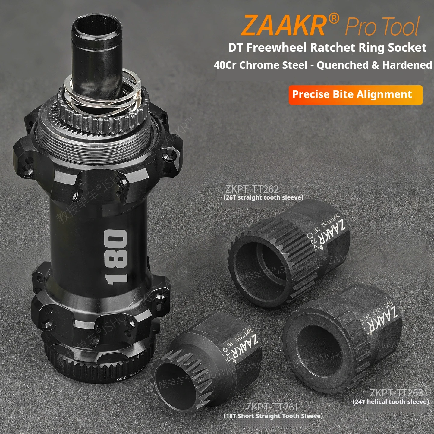Ferramenta de Desmontagem ZAAKR com Catraca para Temperagem e Endurecimento de Cubos DT Swiss EXP para Desmontagem de Base de Torre de Bicicleta Ferramenta de Desmontagem ZAAKR com Catraca para Temperagem e Endurecimento de Cubos DT Swiss EXP para Desmontagem de Base de Torre de Bicicleta