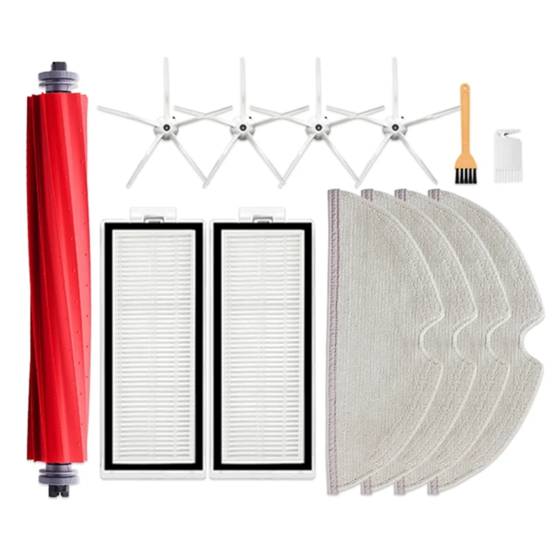 Main Side Brush Hepa Filter Mop Cloth For Xiaomi Roborock Q7 Q7+ Q7 MAX+ S7 T8 Robot Vacuum Replacement Spare Part