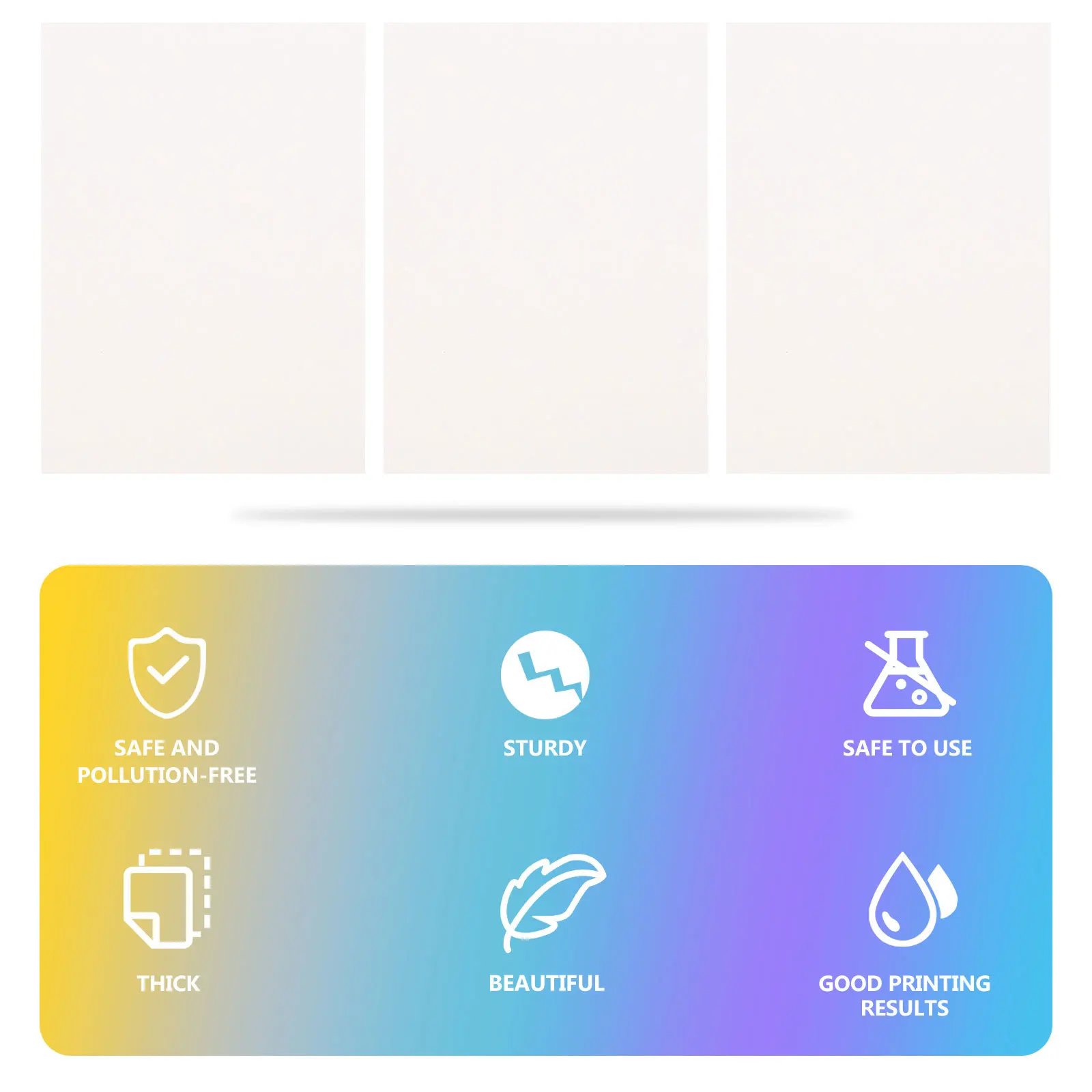 Printable Vinyl Sticker Paper A5 Waterproof Label Sheets For Printer Removable Adhesive Sticky Labels Craft Office Home