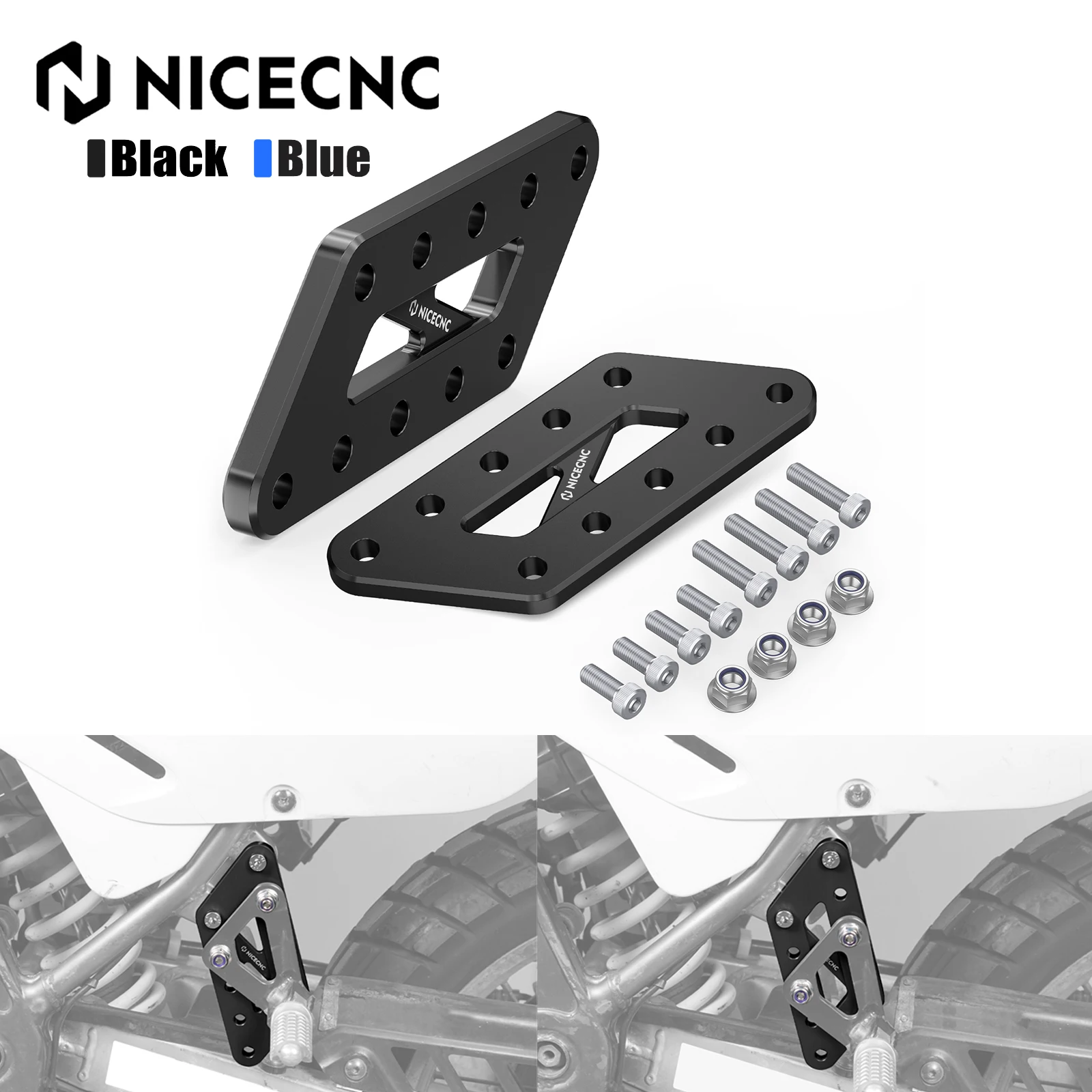 

For Suzuki DR650S DR650SE 1996-2024 Passenger Foot Peg Relocation Brackets DR650S/SE DR 650 S DR 650 SE DR650 S DR650 SE