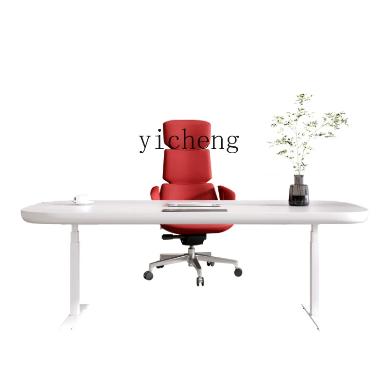 

Yy Minimalist Study Home Electric Liftable Computer Desk Light Luxury Modern Desk