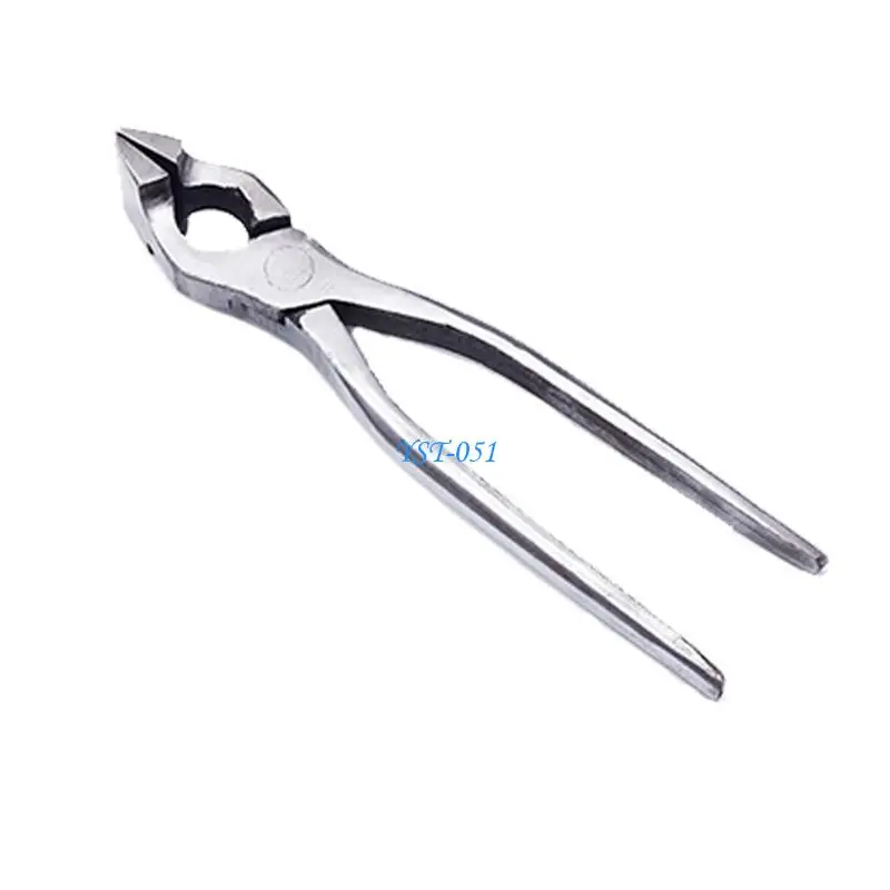 

E15A Leather Special Tool Pliers for Leather Belt Bag Straight for Head Curved Nose P