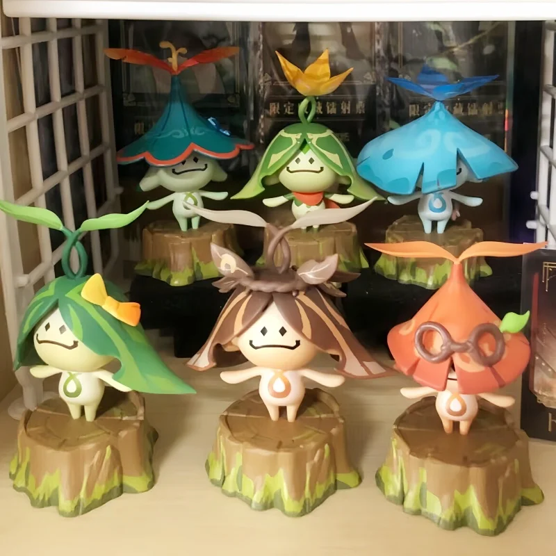 

New Genuine Genshin Impact Aranara Series Role Blind Box Pvc Desktop Decoration Pendant High Quality Birthday Surprise Gift