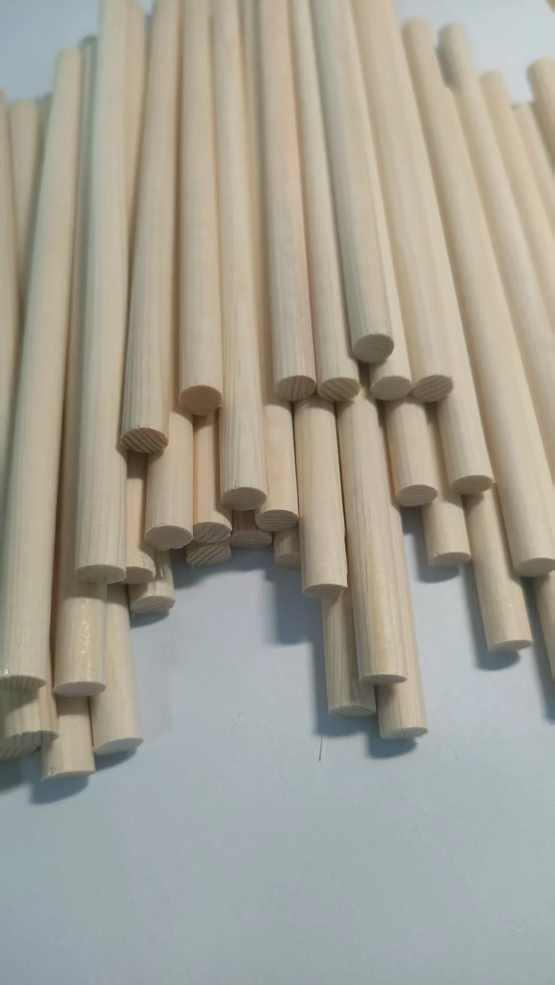 18 PCs Violin Sound Post Spruce 6.2mm with 13cm Violin Parts