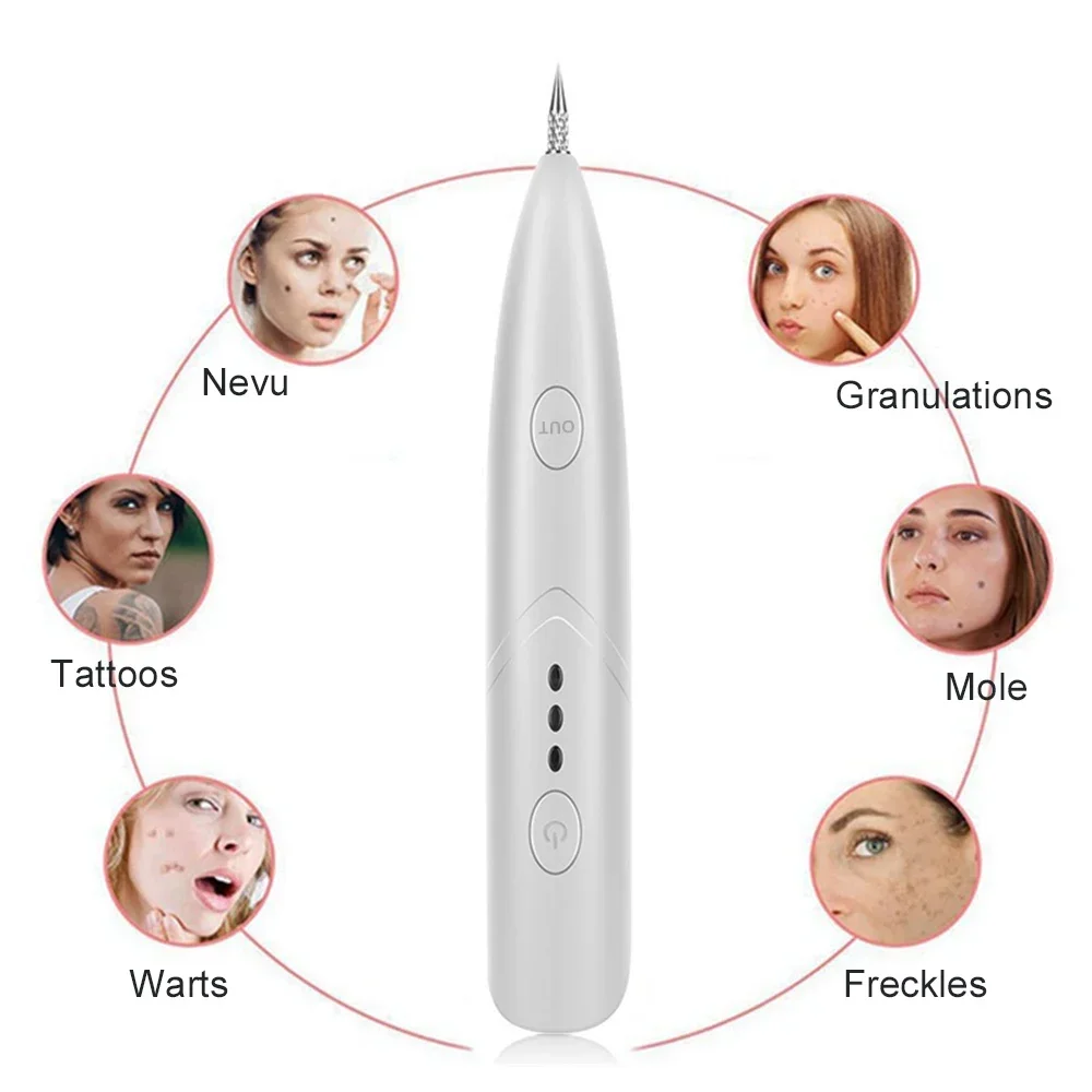 Profissional Plasma Mole Pen, Pele Tag Remover, Caneta Laser, cravo espinha verruga, remoção de tatuagem, limpeza do rosto, Skin Care Beauty Tool