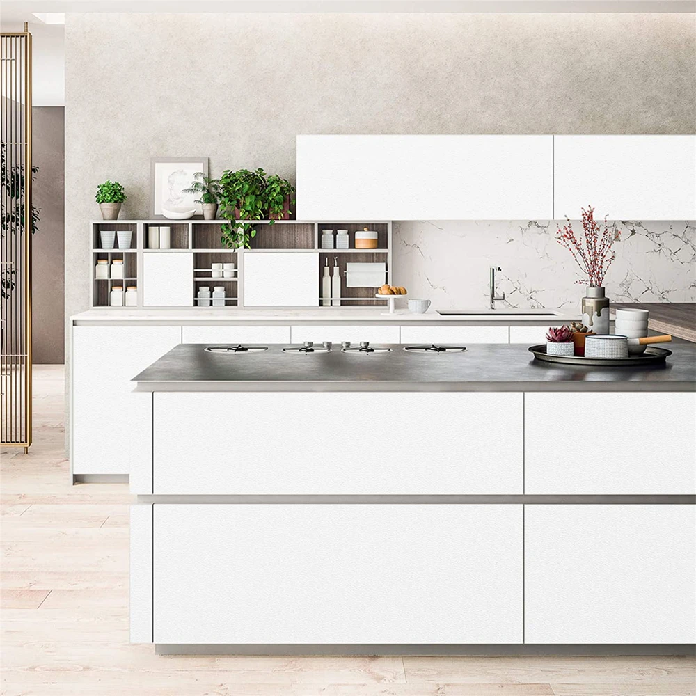 Industrielles Zementgraues Bekleidungsgeschäft, Wohnzimmer-Dekor, Kontaktpapier, Vinyl, selbstklebende, wasserfeste Tapete, Wandaufkleber – Detail 12