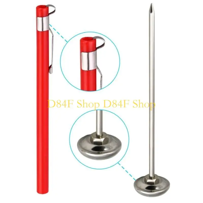D84F Kitchen Temperature Detector Stainless Steel for Turkey BBQ Processing