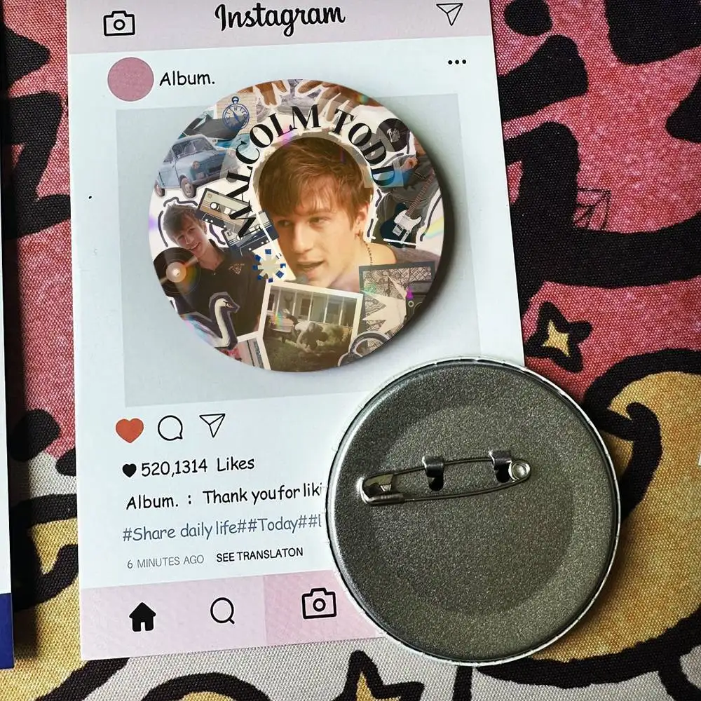 SINGER Malcom todd Laser Badge Applicable For Backpack Clothes Hats Decor Creative Accessories