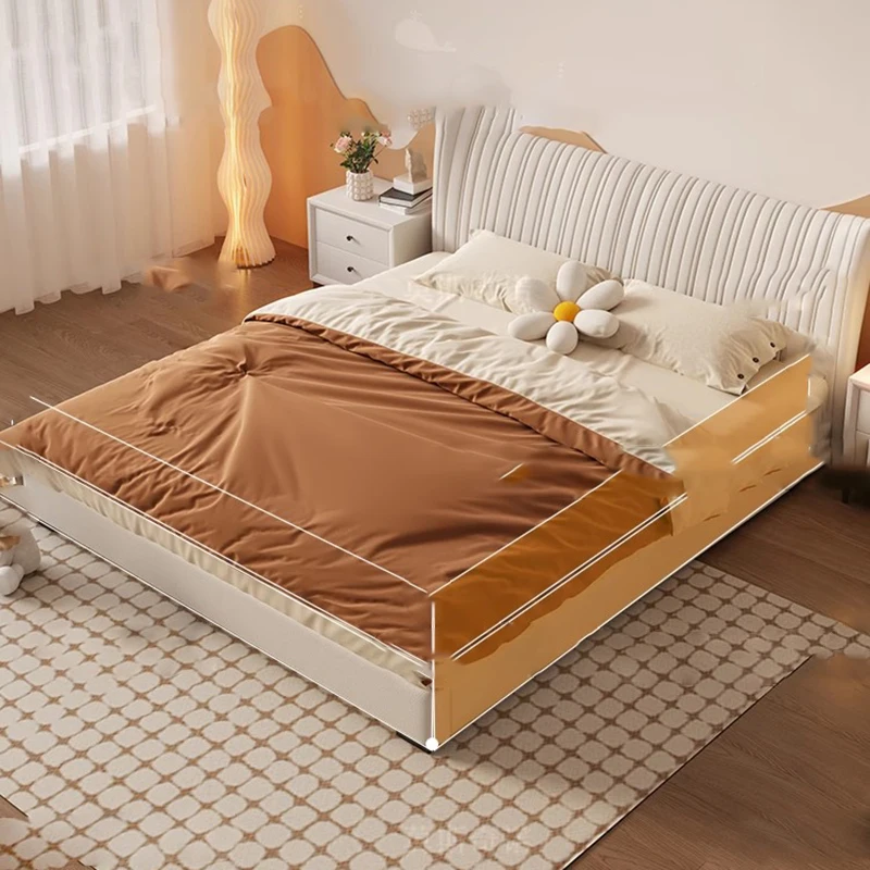 

Simple European Massage Bed Frame Bedroom King Size Folding Double Modern Design Bed Sleeping Fishing Cama Outdoor Furniture