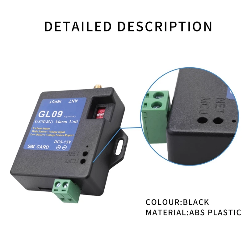 RISE-3X GL09 8 Channel Battery Operated App Control GSM Alarm Systems SMS Alert Security System 2019