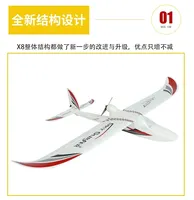 Surfer X8 fixed wing unmanned aerial vehicle glider novice FPV aerial photography model electric remote-controlled aircraft