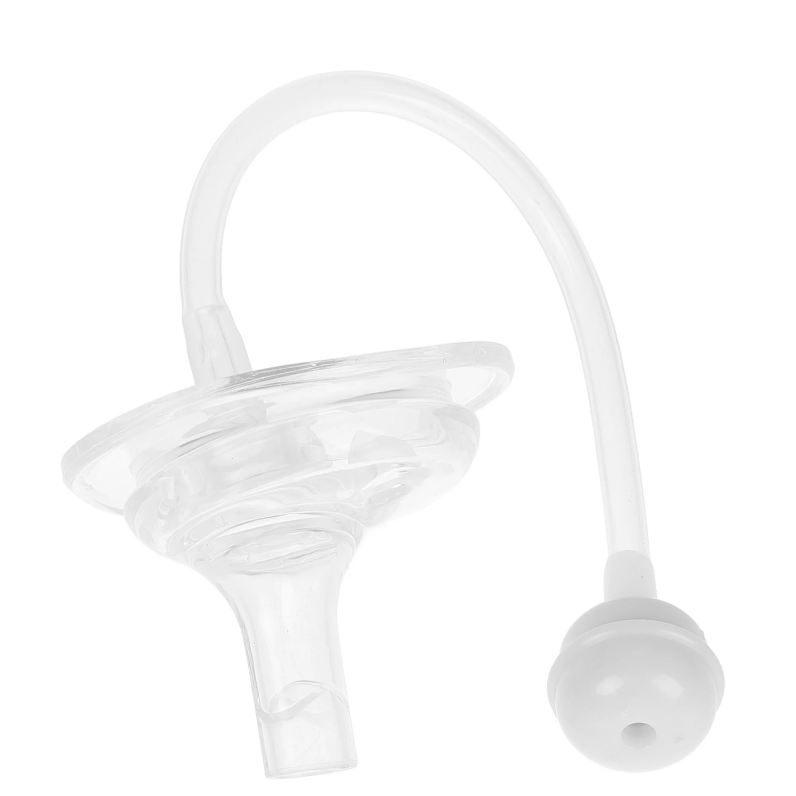 Replacement Straw Set Baby Bottle Feeder Learn to Drink Cup Wide Mouth Leakproof Food Grade Silicone Detachable Transparent