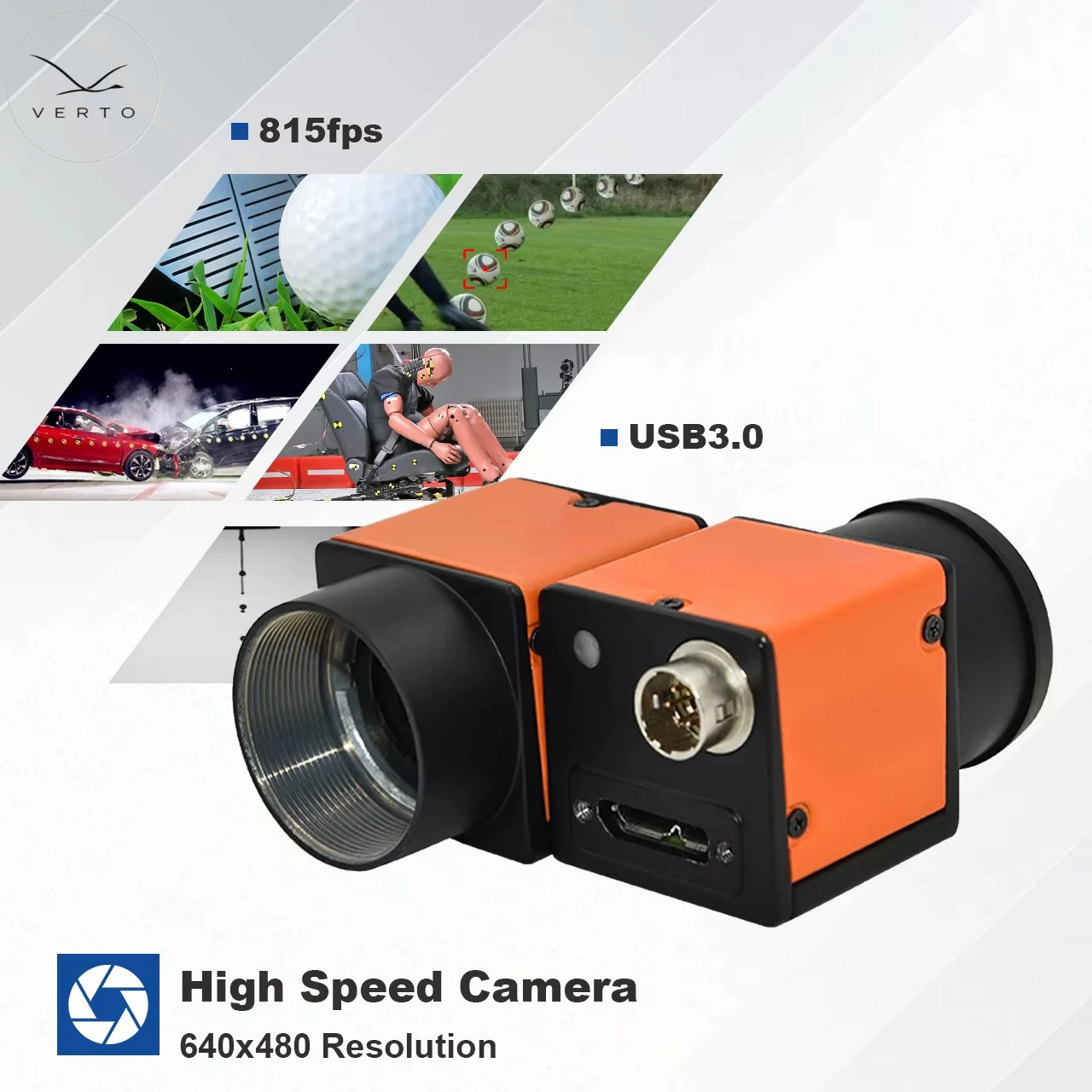 1000FPS Golf Training Camera USB 3.0 Global Shutter CMOS High Speed Imaging Device for Indoor Practice