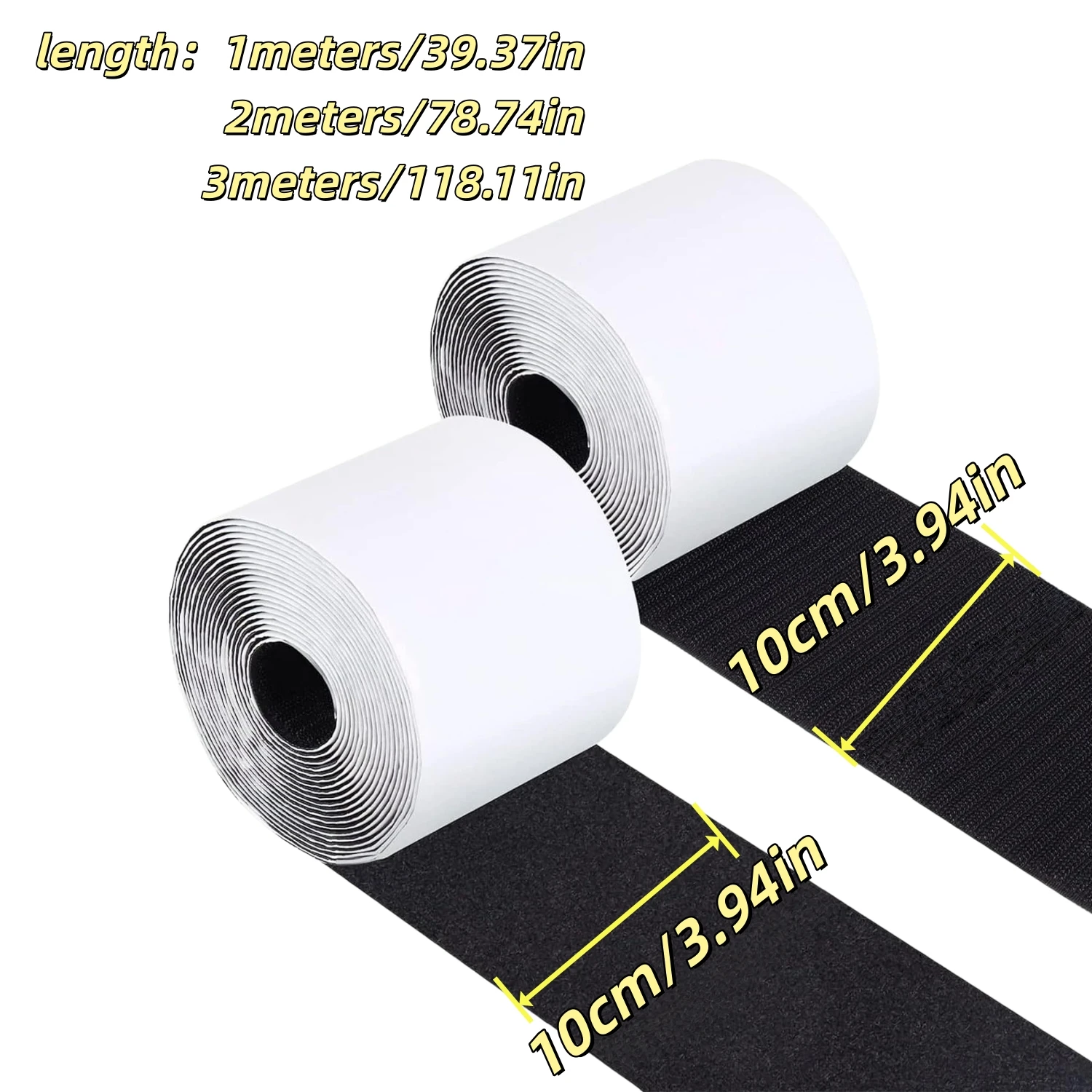 2pcs 1/2/3mX10cm Sofa Slipcover Hook and Loop Tape, Non-Slip Fastener Strips for Couch Cushion,Furniture,Picture Frames Mattress
