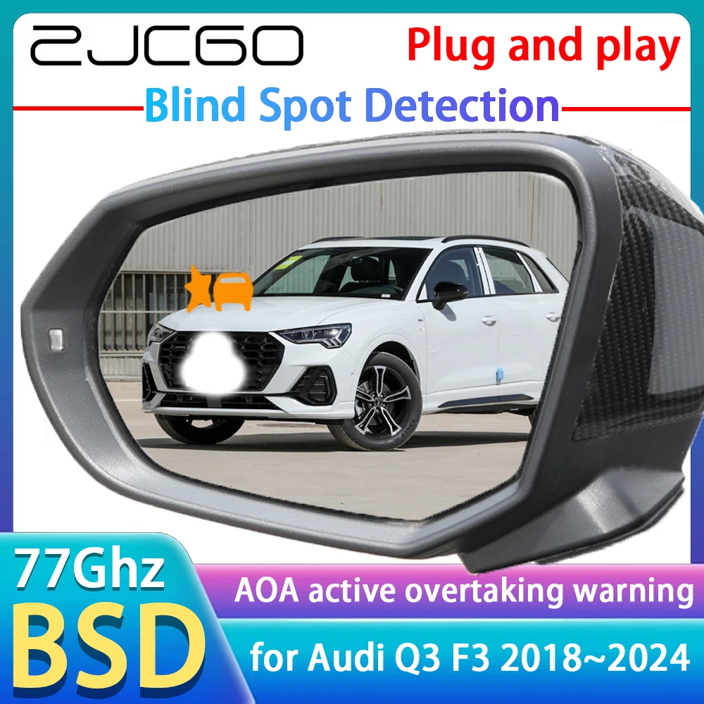 

77GHz Radar Detector BSD Blind Spot Detective Alert Mirror Assistance Accessories For Audi Q3 F3 2019 2020 2021 2022 2023 2024