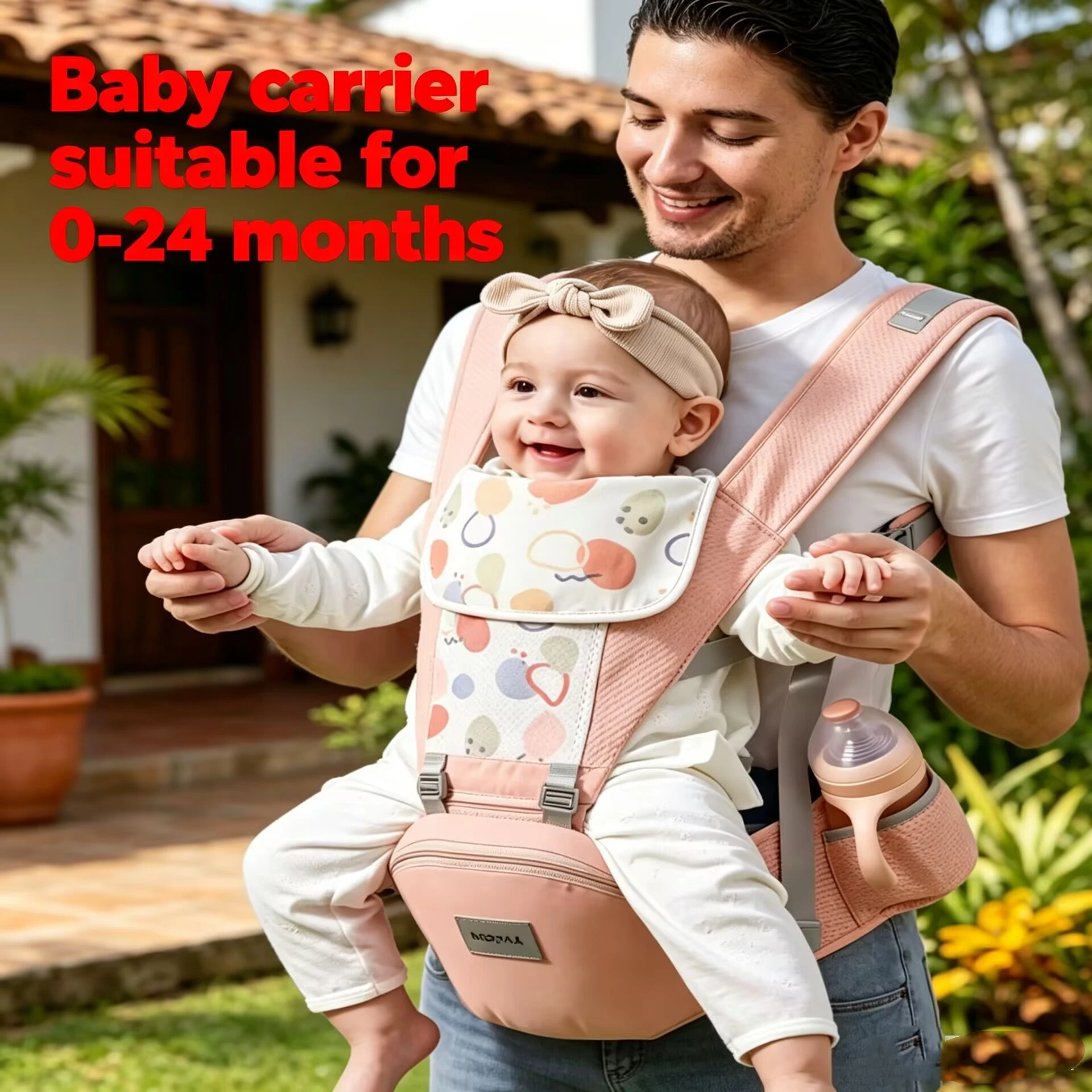 0-24 months Children Wrap Carrier Comfortable Baby Carrier Multi-functional Kids Hipseat Travel Infant Sling Front Facing Pad