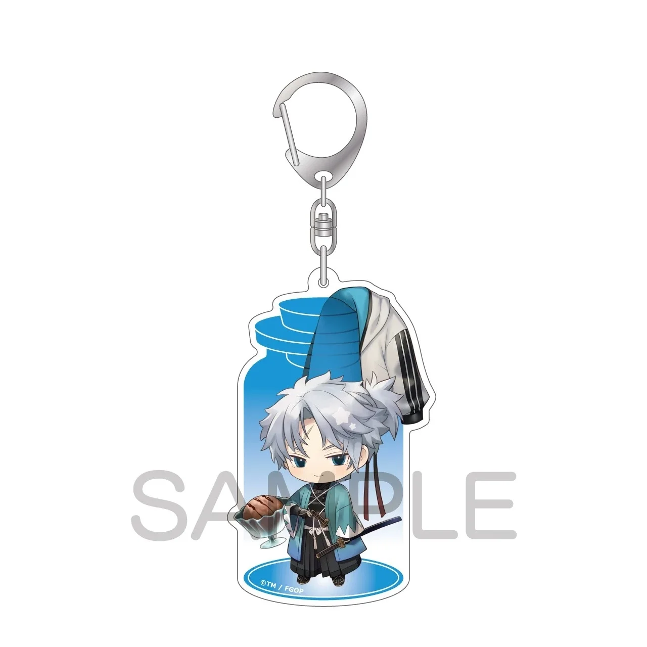 New Style As A Gift For Fans 6cm Anime Fate/Grand Order Bag Acrylic KeyRing Anime Cell Phone Pendant Exquisite Product Keychain