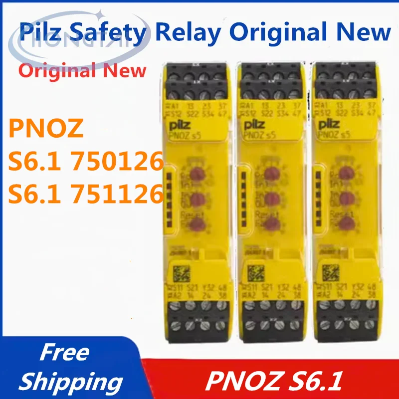 

Free Shipping PNOZ S6.1 750126 S6.1 751126 PILZ Safety Relay Module Original New Hot Sale