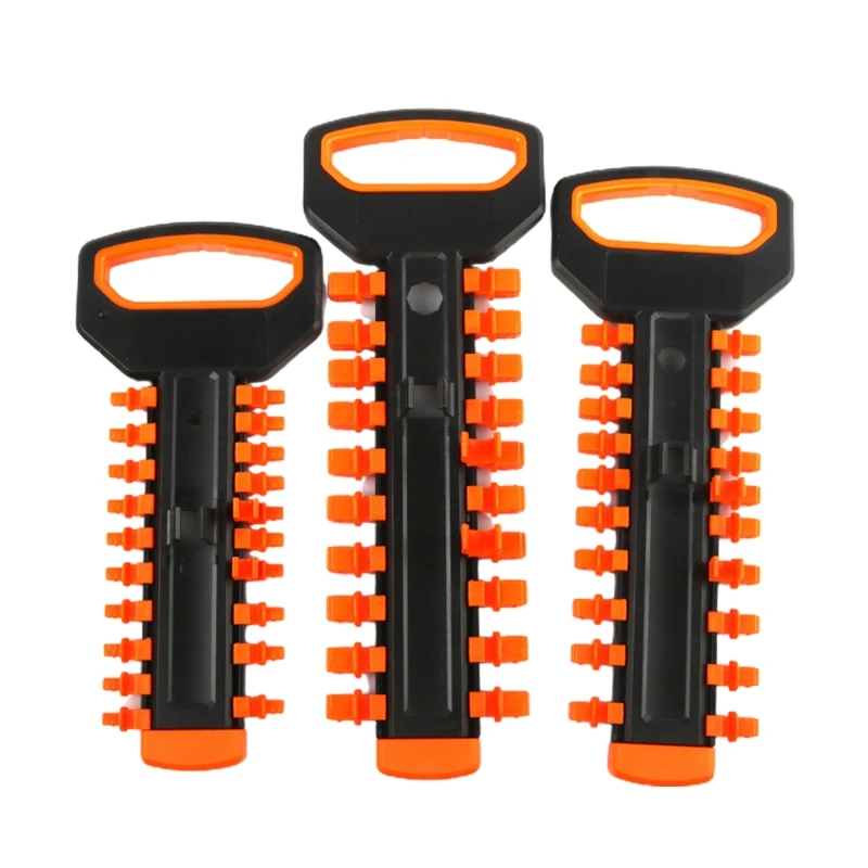 

Orange & Black Socket Quality Socket Tray Portable Socket Storage Quality PP Material Made Used for Workshop