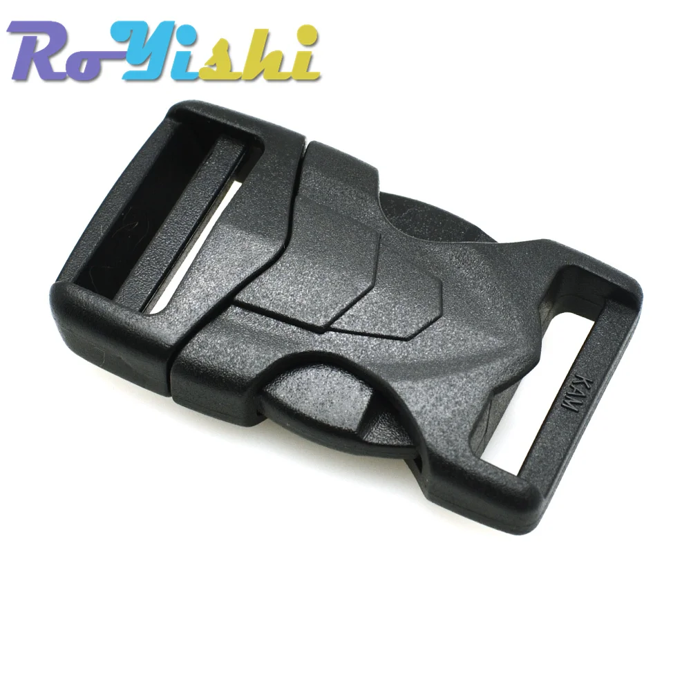 10 Pcs/Pack 3/4''(20mm) Cool style Plastic Straight Side Release Buckles For Paracord Survival Bracelets/Dog Collar