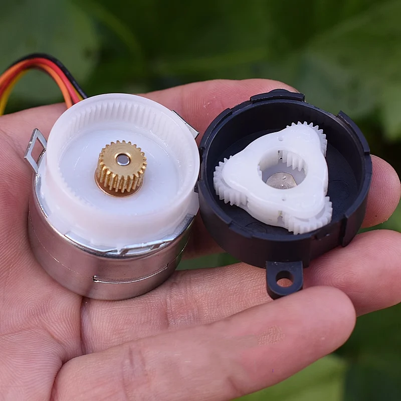 35BY412L Mini 35mm round 4-Phase 5-Wire Stepper Motor with PM35 Planetary Gearbox Gear Stepping Motor for DC12V/DC24V Applicatio
