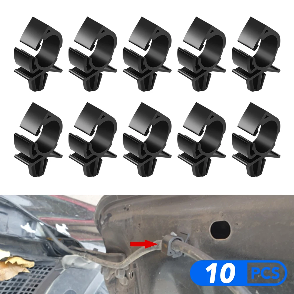 10Pcs Car Wiring Harness Fastener Route Fixed Retainer Clip for Toyota Camry 40 70 Rav4 Mark Jzx90 Cresta Sequoia Auris