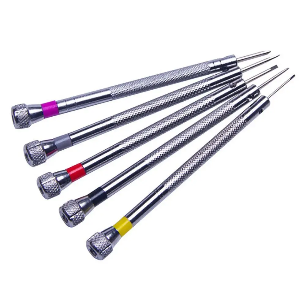 Aluminium Stainless Steel Watchmakers Screwdrivers Flathead Detachable Flathead Screwdriver Durable Anti-slip