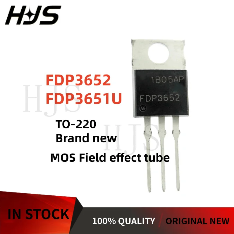 10Piece FDP3652 FDP3651U TO-220 N-channel MOSFET Field effect transistor Brand New