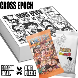 Cross Epoch One Piece Dragon Ball Collection Cards Anime Luffy Nami Vegeta Popular Character Fashion Cover Card Booster Box Gift