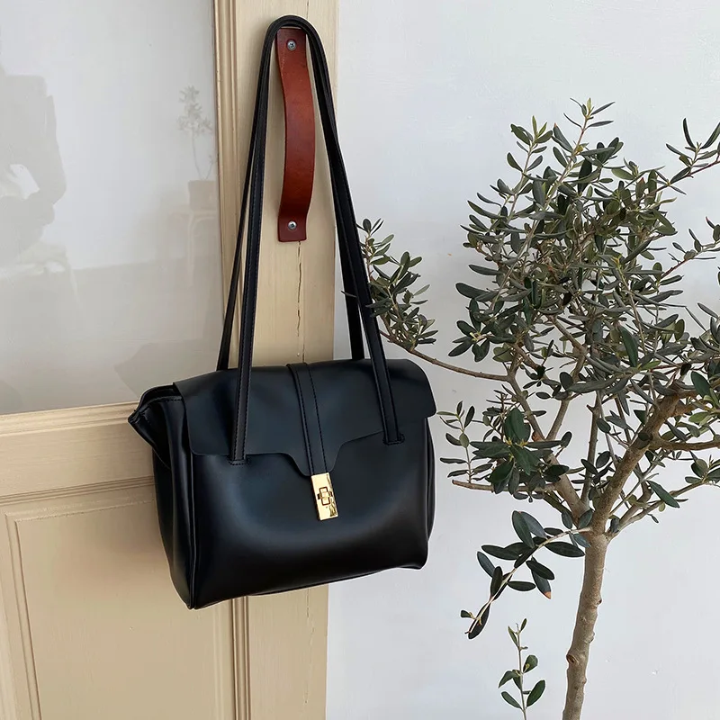 CGCBAG Vintage designerska luksusowa torby z bawełny dla kobiet Casual Lage torba na ramię wysokiej jakości miękka skórzana kobiece torebki