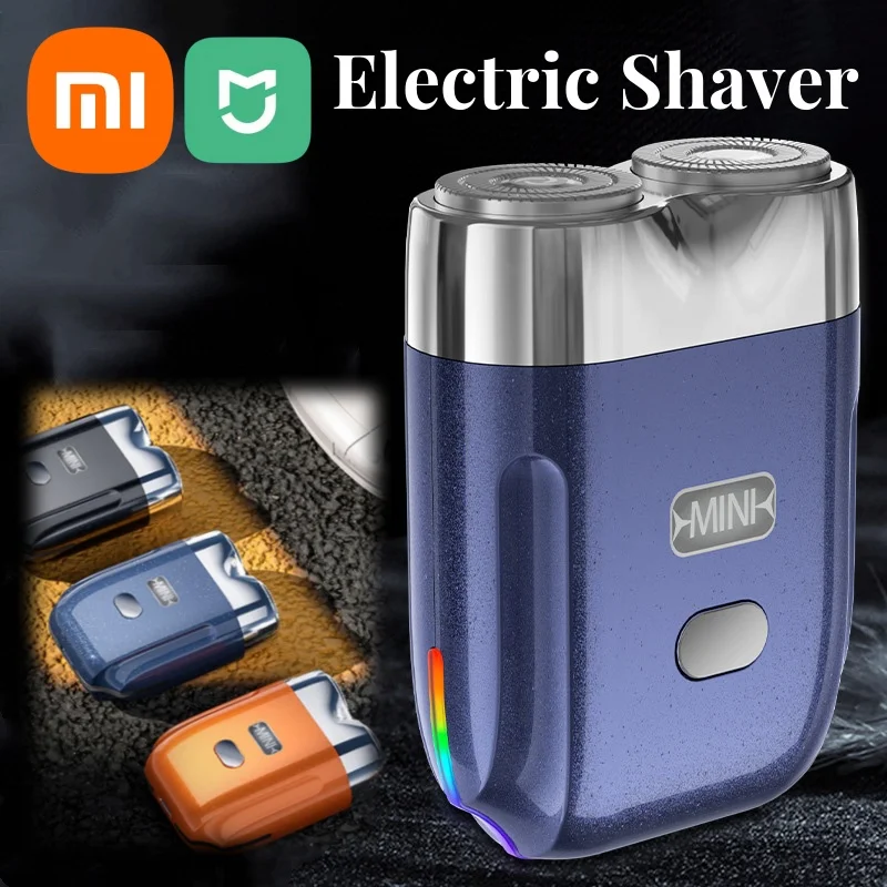 Xiaomi Electric Mini Shaver New Shaver Waterproof Washable Travel Compact Electric Portable Men's Mini Shaver Car Shaver Trimmer