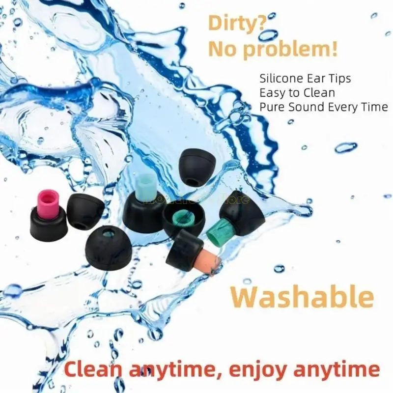 F62C المتانة Silicone Eartips جودة الصوت الفائقة لـ LinkBudss/WFC500